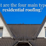 What are the 4 main types of residential roofing
